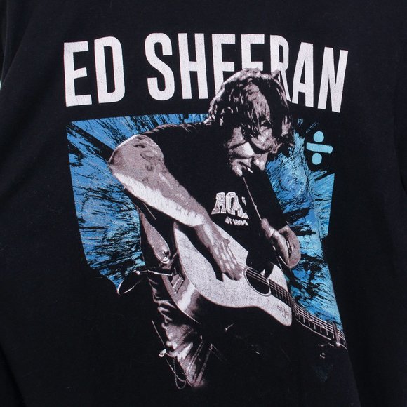 Ed Sheeran Shirt Mens XL Black Divide World Tour Tee - Picture 4 of 7